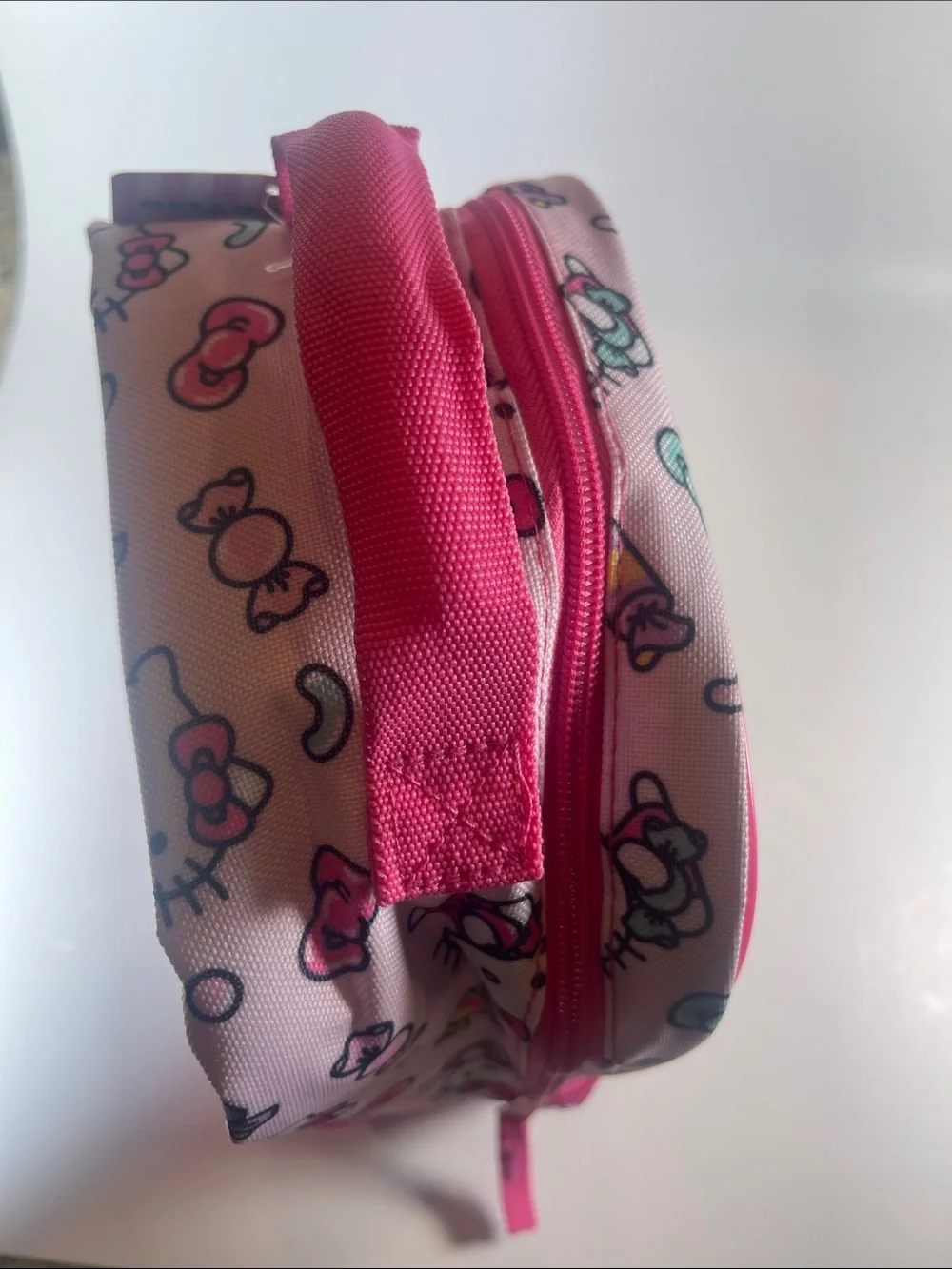 Hello Kitty Girls Pink Lunch Box Bag Sanrio Back to School for elementary school